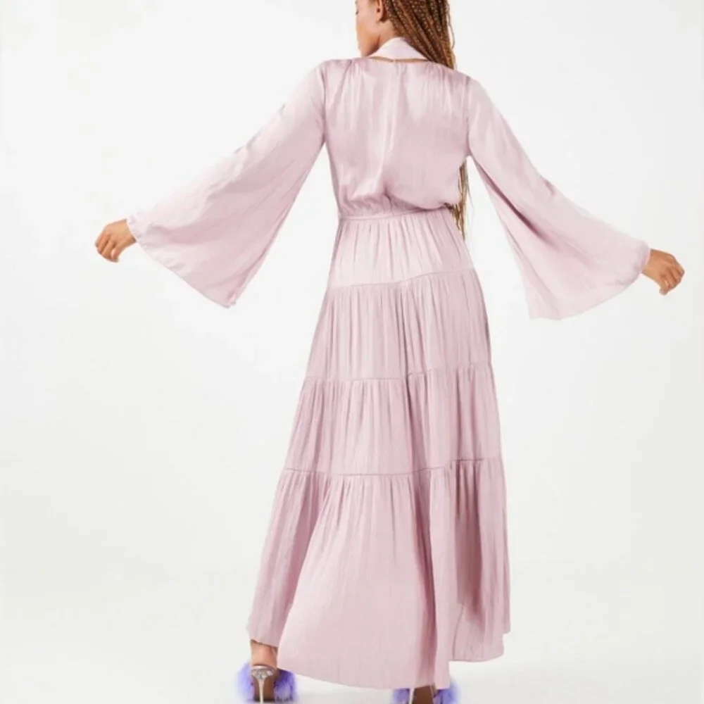 BRAND NEW BCBG MAXAZRIA Elisa Tiered Maxi Dress DAWN PINK - Picture 2 of 9